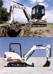 Bobcat Excavator 331 Working Range